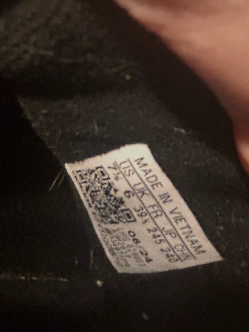 Adidas Campus Black White Sneakers with Gum Sole - Picture 5 of 5